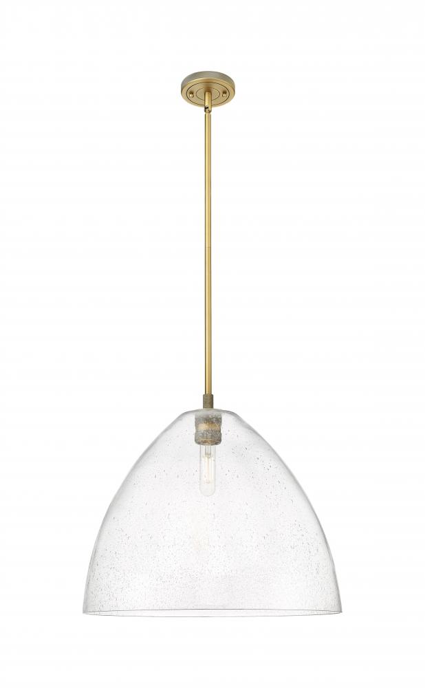 Crown Point - 1 Light - 16 inch - Brushed Brass - Pendant