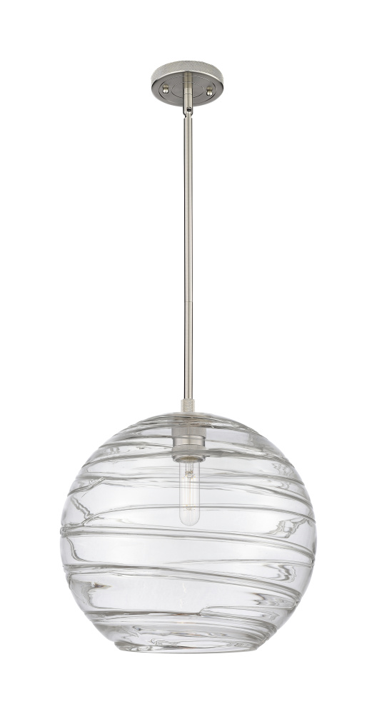 Crown Point - 1 Light - 12 inch - Satin Nickel - Pendant