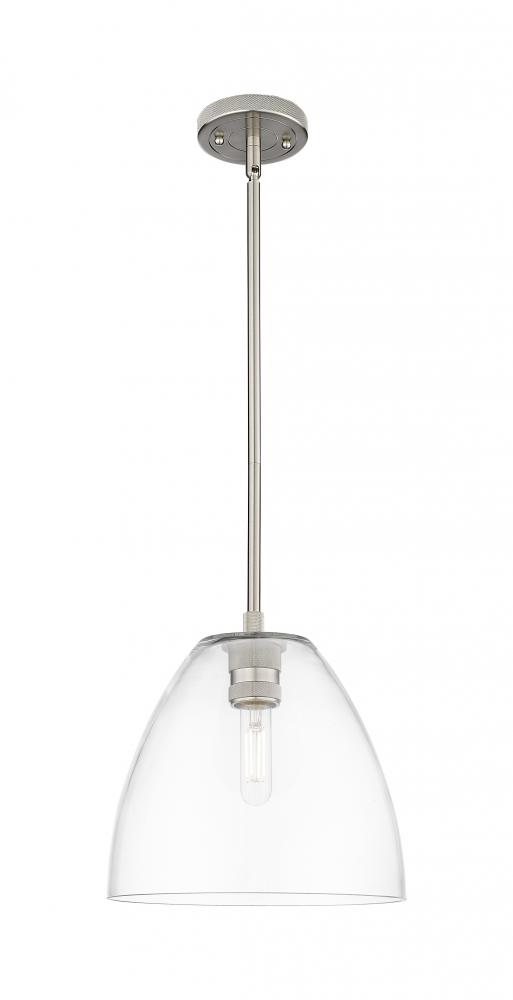Crown Point - 1 Light - 9 inch - Satin Nickel - Pendant