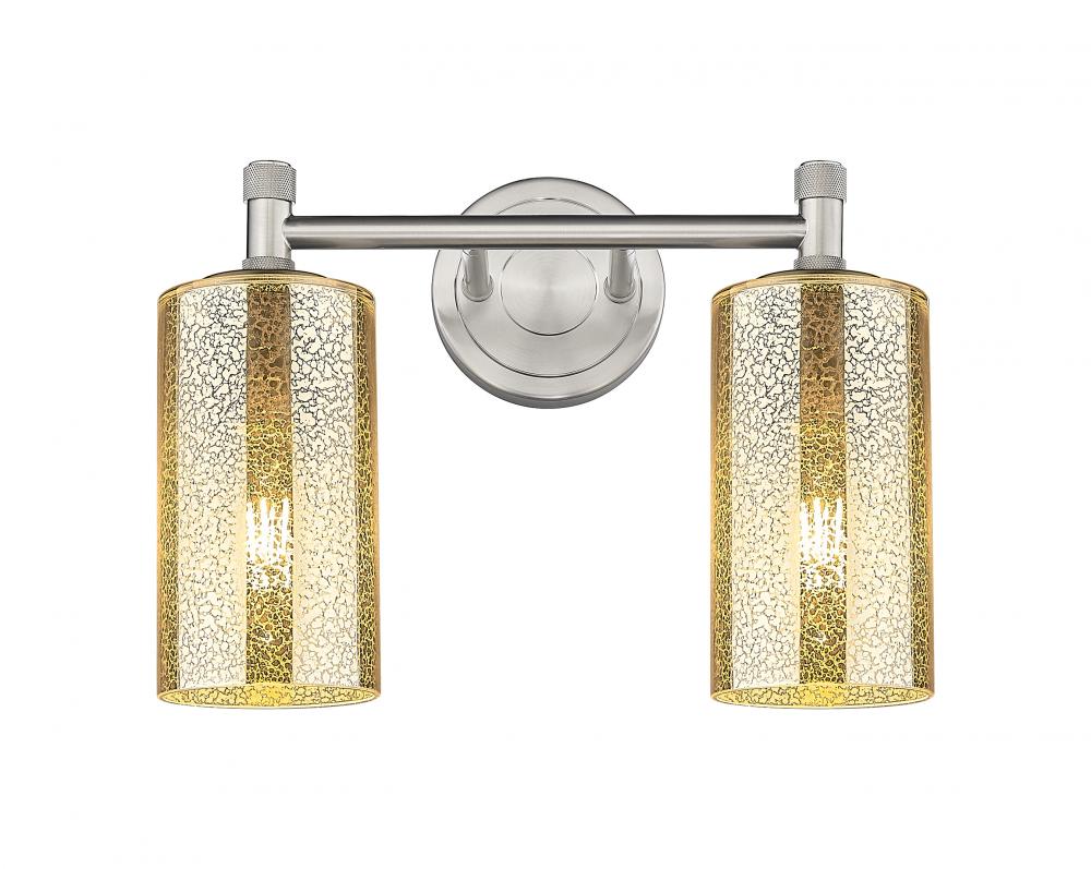 Crown Point - 2 Light - 14 inch - Satin Nickel - Bath Vanity Light