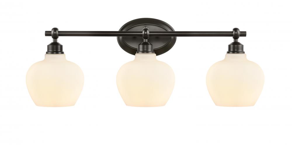 Amina - 3 Light - 27 inch - Matte Black - Bath Vanity Light