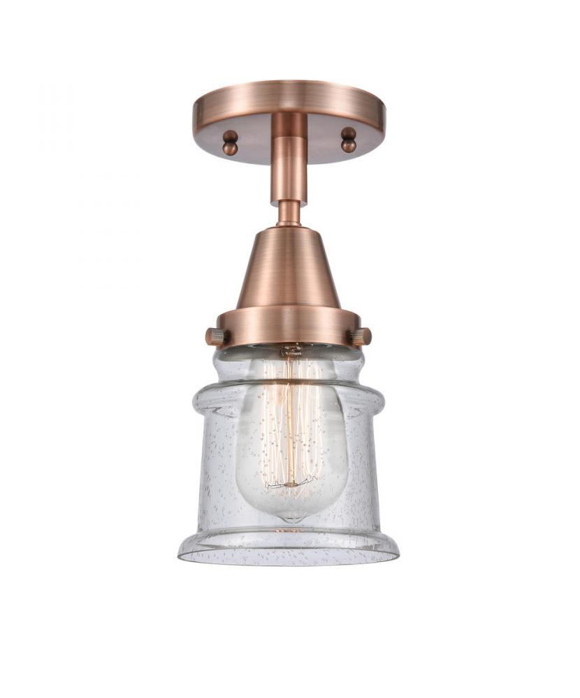 Canton - 1 Light - 6 inch - Antique Copper - Semi-Flush Mount