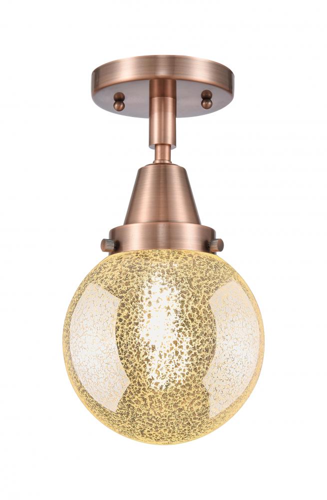 Beacon - 1 Light - 6 inch - Antique Copper - Semi-Flush Mount