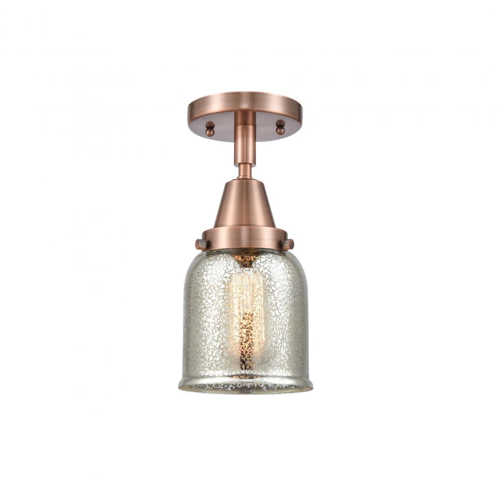 Bell - 1 Light - 5 inch - Antique Copper - Semi-Flush Mount