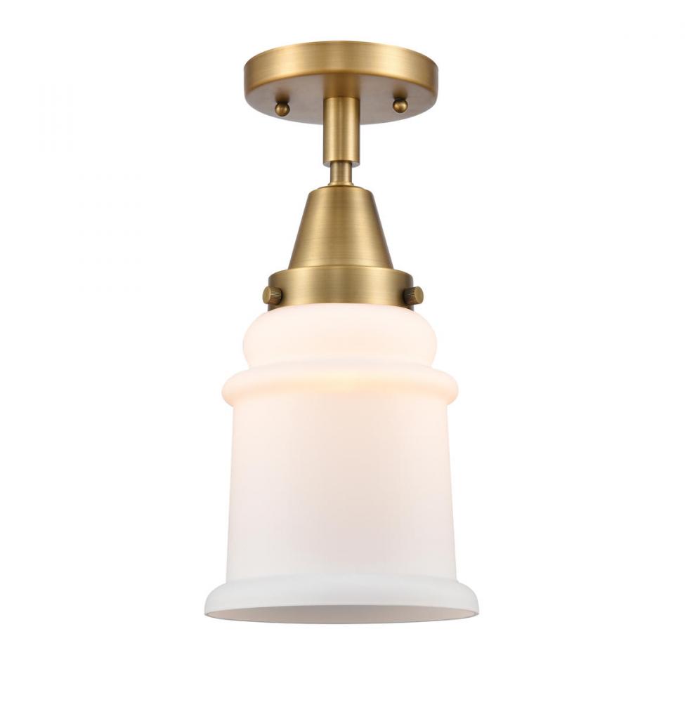 Canton - 1 Light - 6 inch - Brushed Brass - Semi-Flush Mount