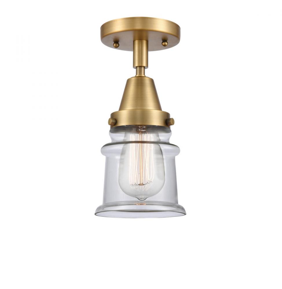 Canton - 1 Light - 6 inch - Brushed Brass - Semi-Flush Mount