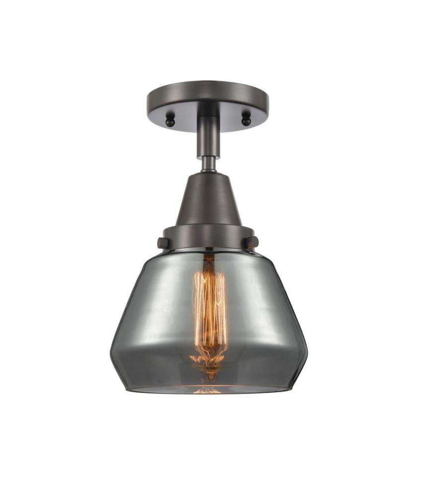 Fulton - 1 Light - 7 inch - Oil Rubbed Bronze - Semi-Flush Mount