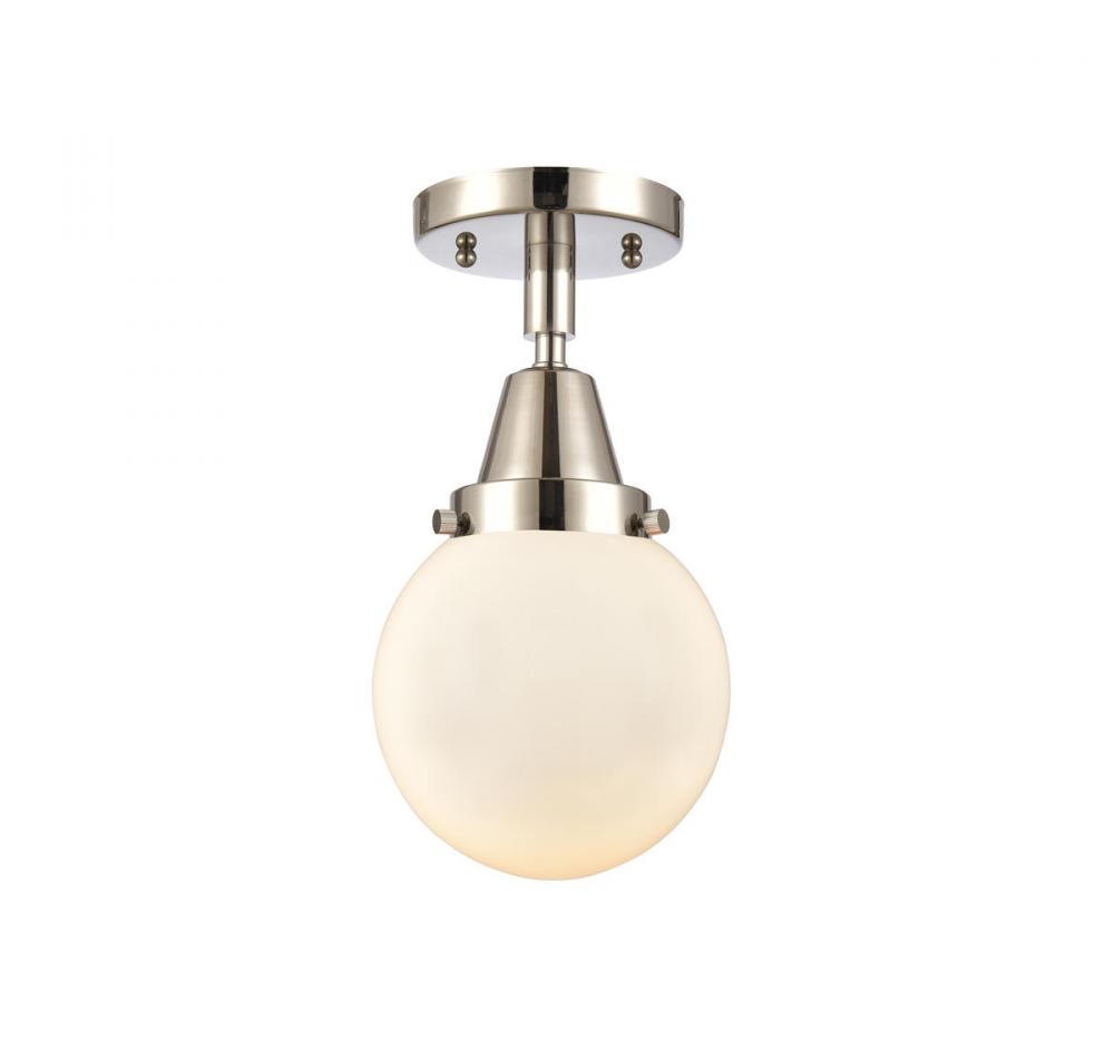 Beacon - 1 Light - 6 inch - Polished Nickel - Semi-Flush Mount