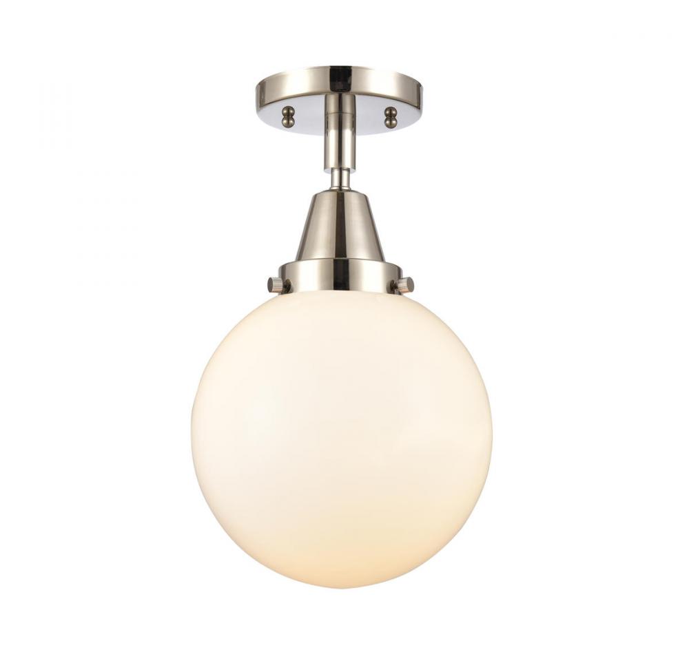 Beacon - 1 Light - 8 inch - Polished Nickel - Semi-Flush Mount