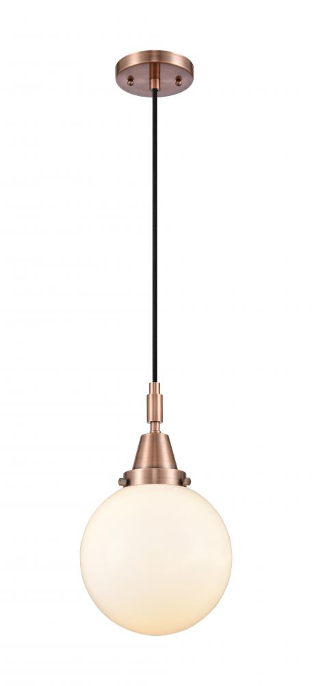 Beacon - 1 Light - 8 inch - Antique Copper - Mini Pendant