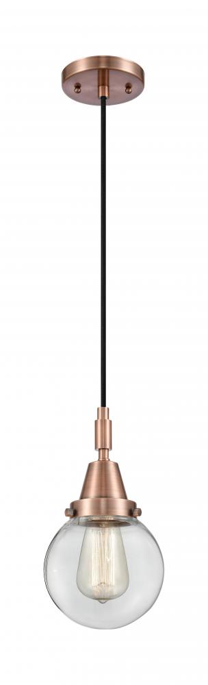 Beacon - 1 Light - 6 inch - Antique Copper - Mini Pendant