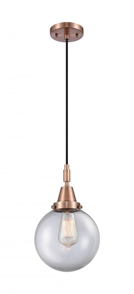 Beacon - 1 Light - 8 inch - Antique Copper - Mini Pendant
