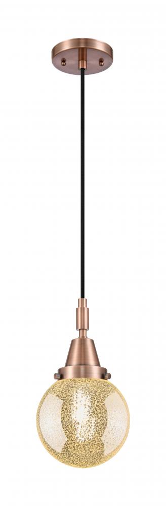 Beacon - 1 Light - 6 inch - Antique Copper - Mini Pendant