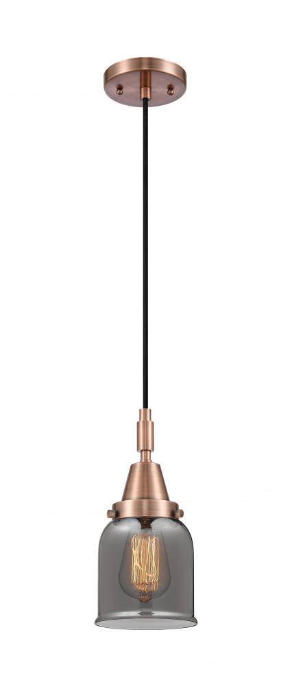 Bell - 1 Light - 5 inch - Antique Copper - Mini Pendant