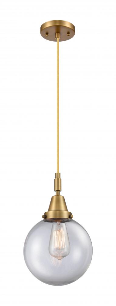 Beacon - 1 Light - 8 inch - Brushed Brass - Mini Pendant