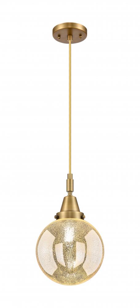 Beacon - 1 Light - 8 inch - Brushed Brass - Mini Pendant