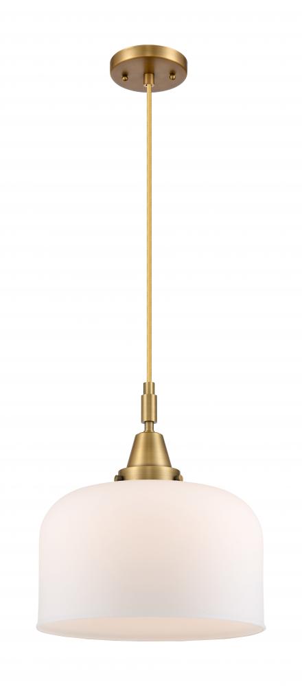 Bell - 1 Light - 12 inch - Brushed Brass - Mini Pendant