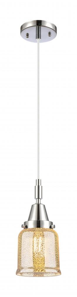 Bell - 1 Light - 5 inch - Polished Chrome - Mini Pendant