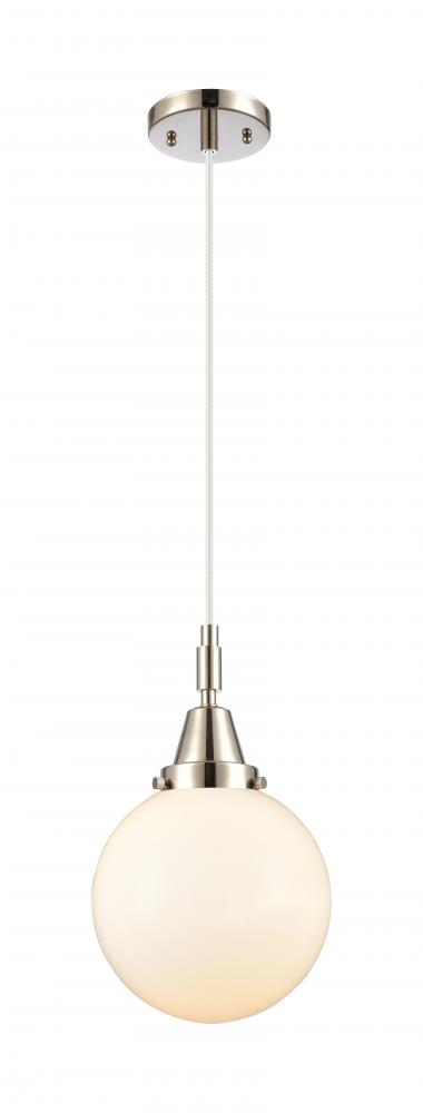 Beacon - 1 Light - 8 inch - Polished Nickel - Mini Pendant