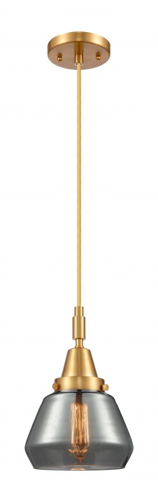Fulton - 1 Light - 7 inch - Satin Gold - Mini Pendant