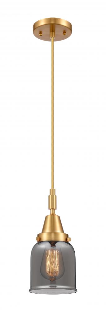Bell - 1 Light - 5 inch - Satin Gold - Mini Pendant