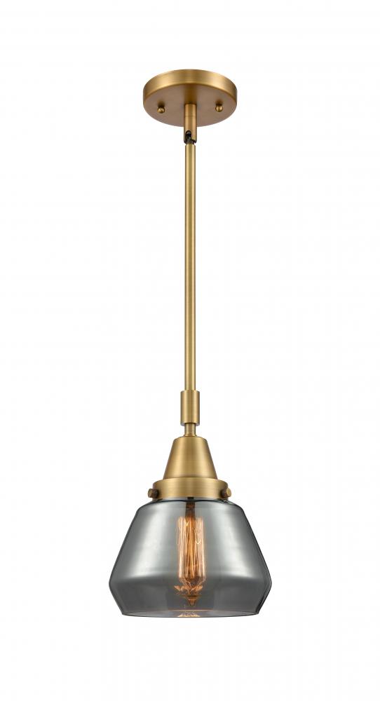Fulton - 1 Light - 7 inch - Brushed Brass - Mini Pendant