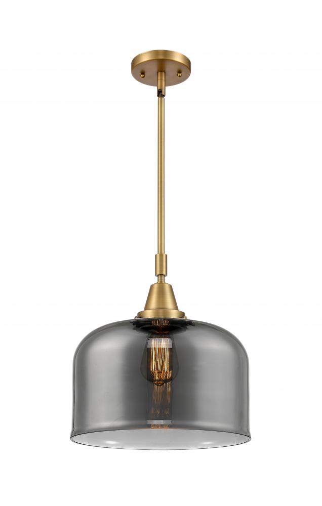 Bell - 1 Light - 12 inch - Brushed Brass - Mini Pendant