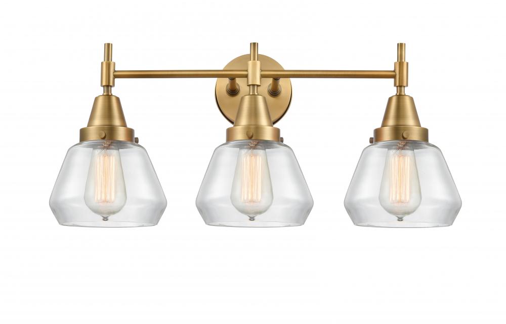 Fulton - 3 Light - 25 inch - Brushed Brass - Bath Vanity Light
