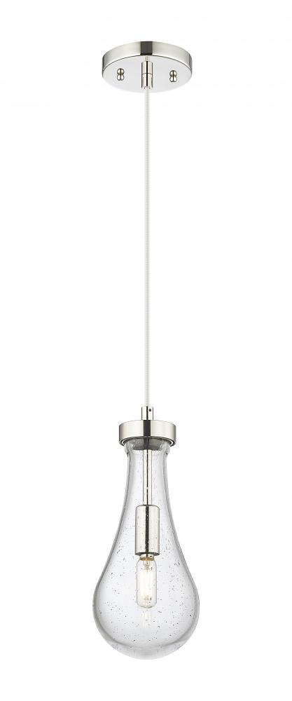 Owego - 1 Light - 5 inch - Polished Nickel - Pendant