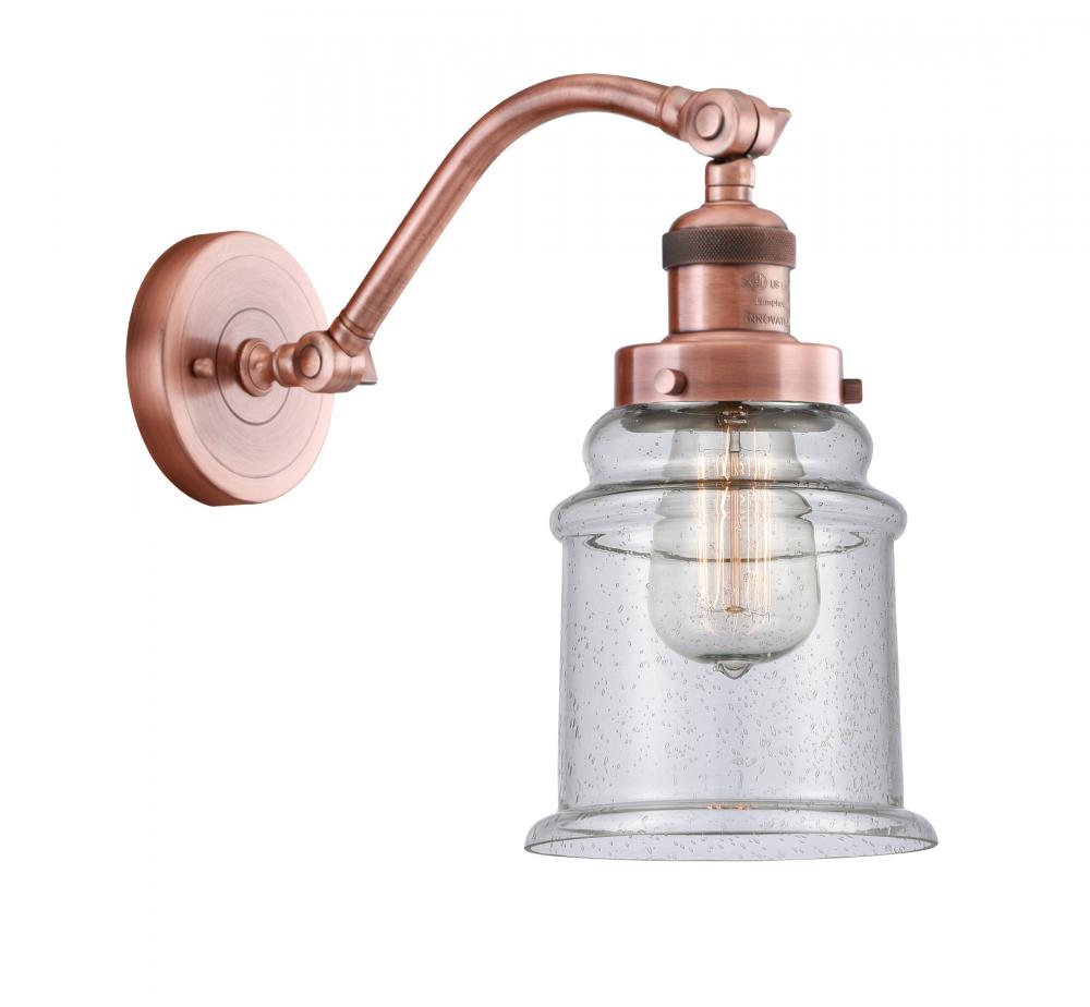 Canton - 1 Light - 6 inch - Antique Copper - Adjustable Sconce