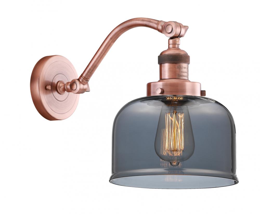 Bell - 1 Light - 8 inch - Antique Copper - Adjustable Sconce