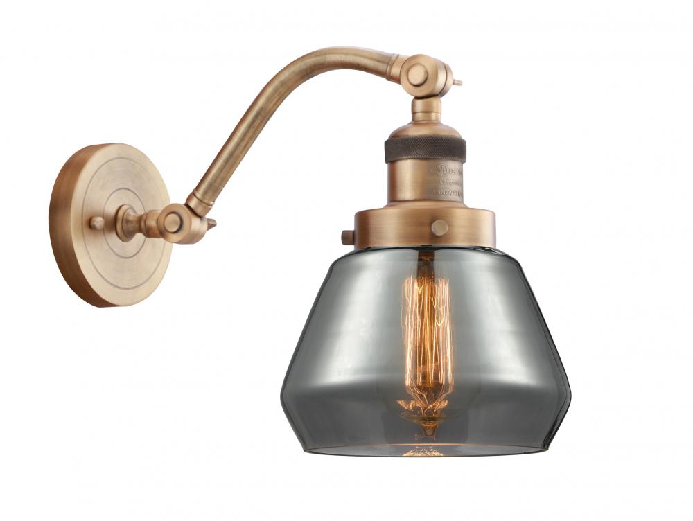 Fulton - 1 Light - 7 inch - Brushed Brass - Adjustable Sconce