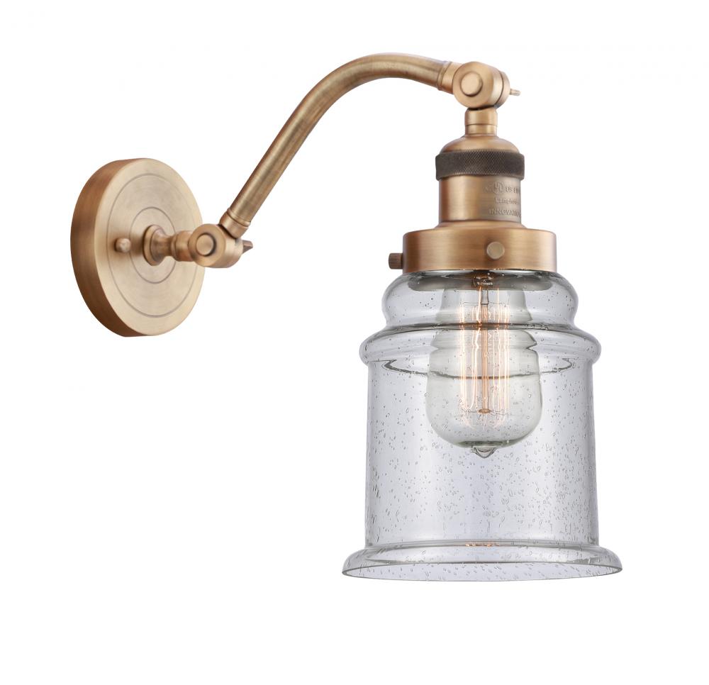 Canton - 1 Light - 6 inch - Brushed Brass - Adjustable Sconce