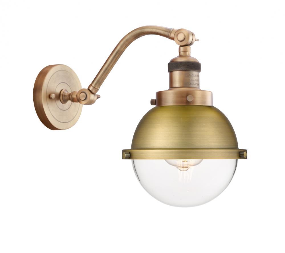 Hampden - 1 Light - 7 inch - Brushed Brass - Adjustable Sconce