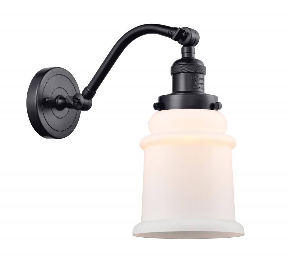 Canton - 1 Light - 6 inch - Matte Black - Adjustable Sconce