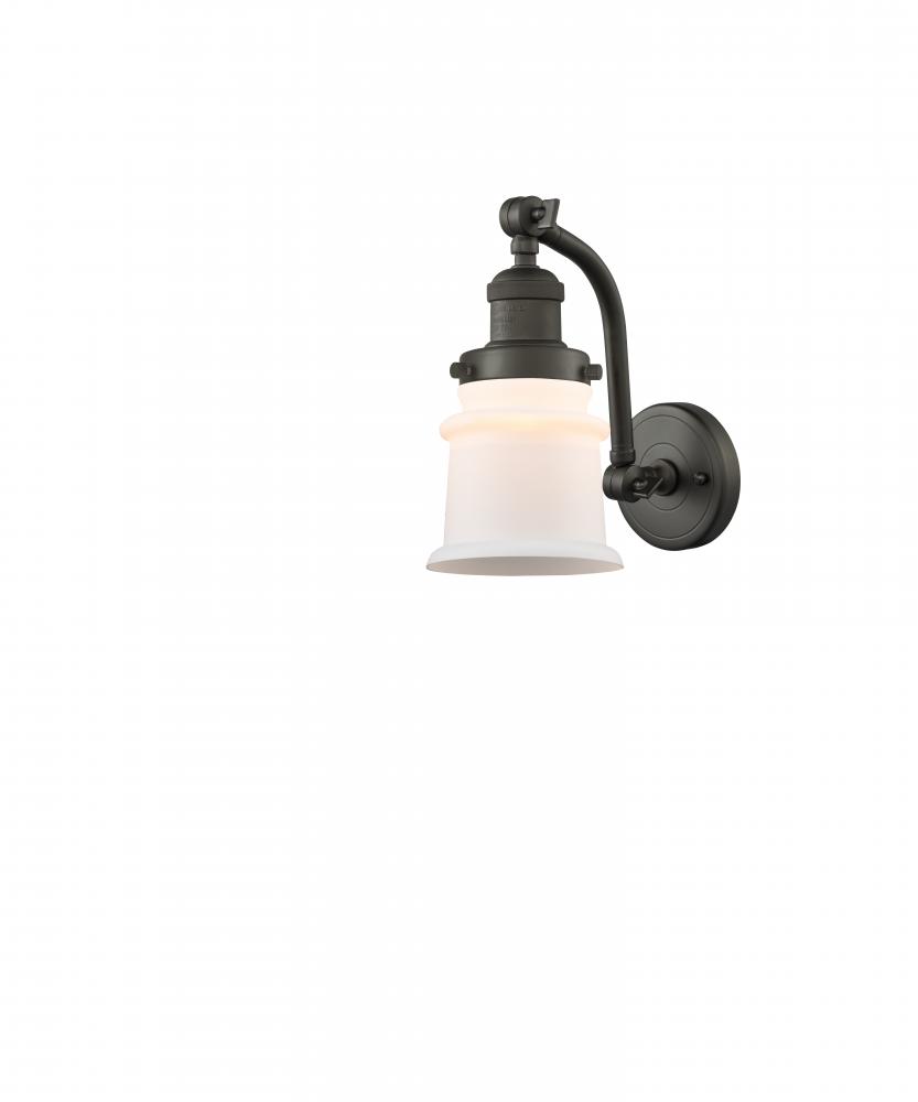 Canton - 1 Light - 7 inch - Oil Rubbed Bronze - Adjustable Sconce
