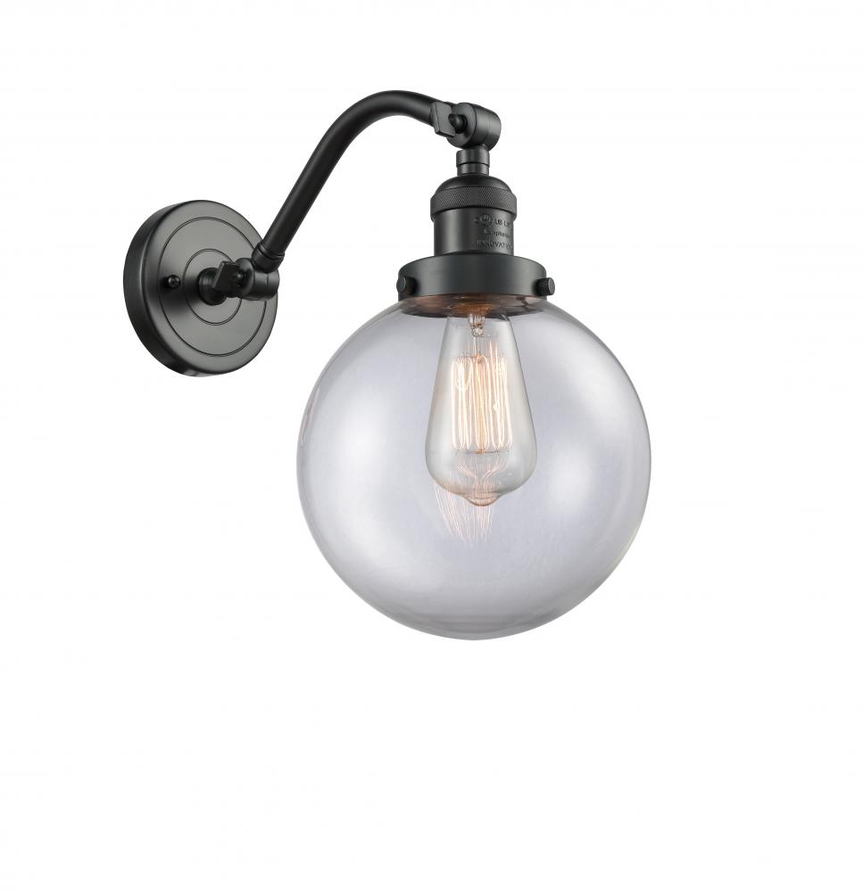 Beacon - 1 Light - 8 inch - Oil Rubbed Bronze - Adjustable Sconce