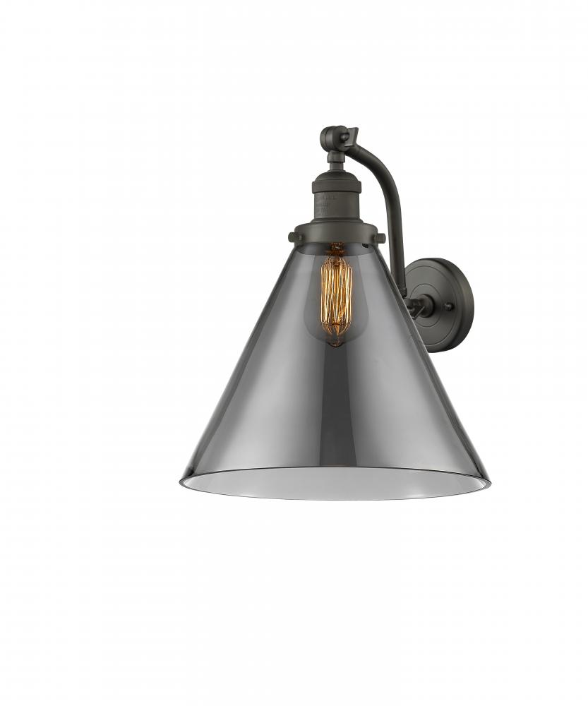 Cone - 1 Light - 12 inch - Oil Rubbed Bronze - Adjustable Sconce