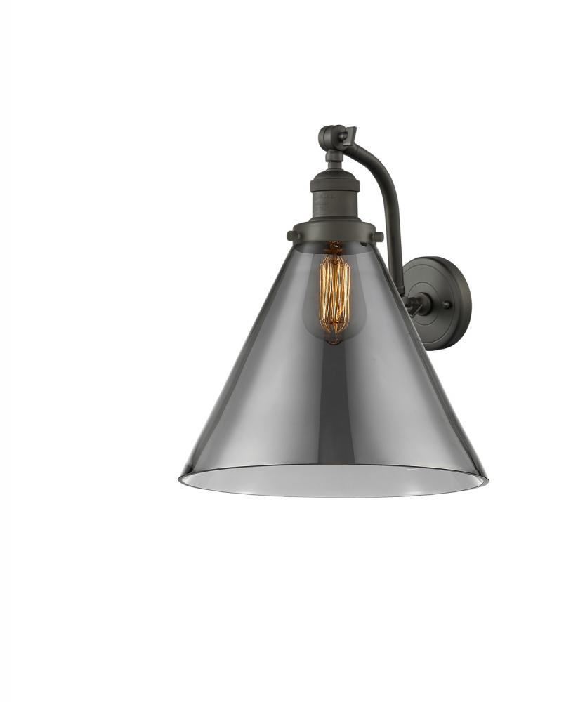 Cone - 1 Light - 12 inch - Oil Rubbed Bronze - Adjustable Sconce