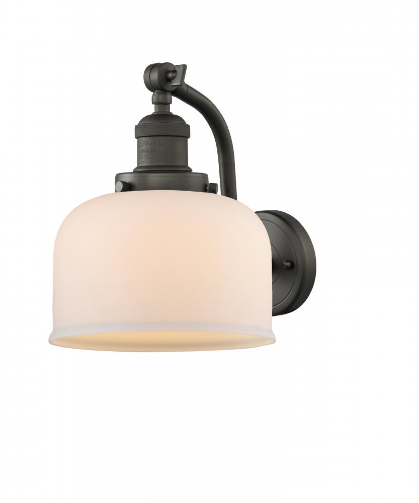 Bell - 1 Light - 8 inch - Oil Rubbed Bronze - Adjustable Sconce