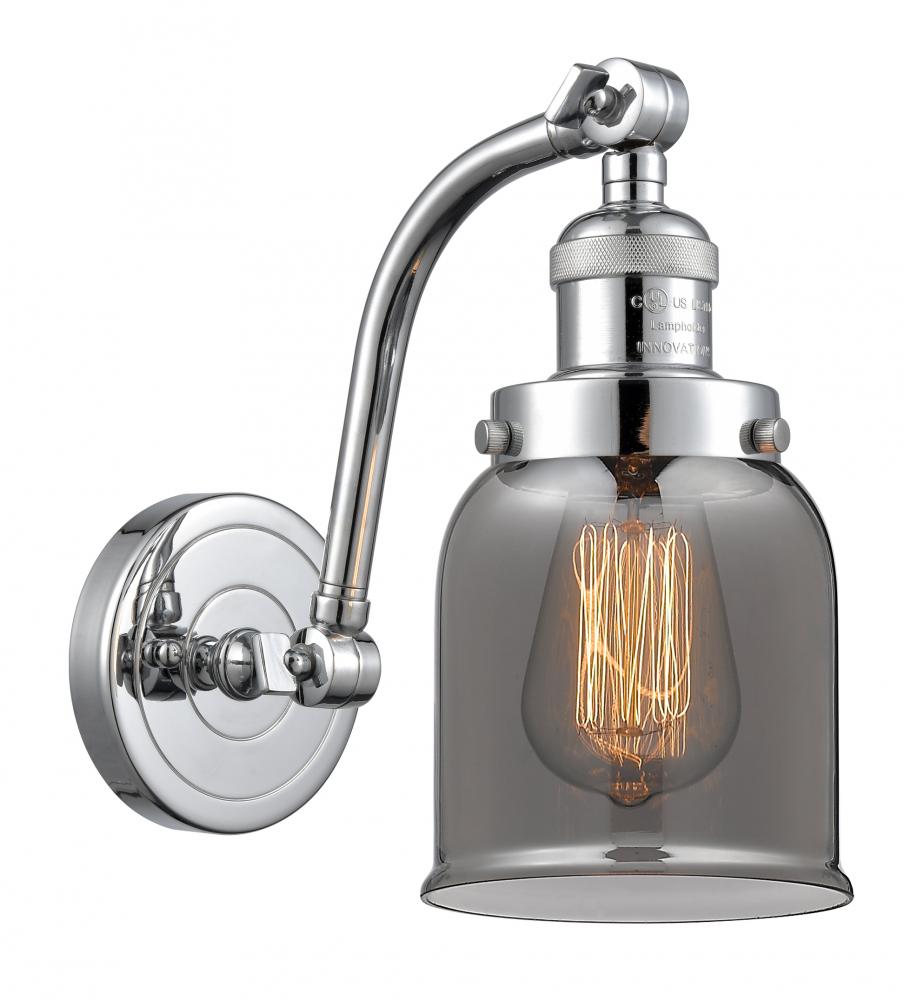 Bell - 1 Light - 5 inch - Polished Chrome - Adjustable Sconce