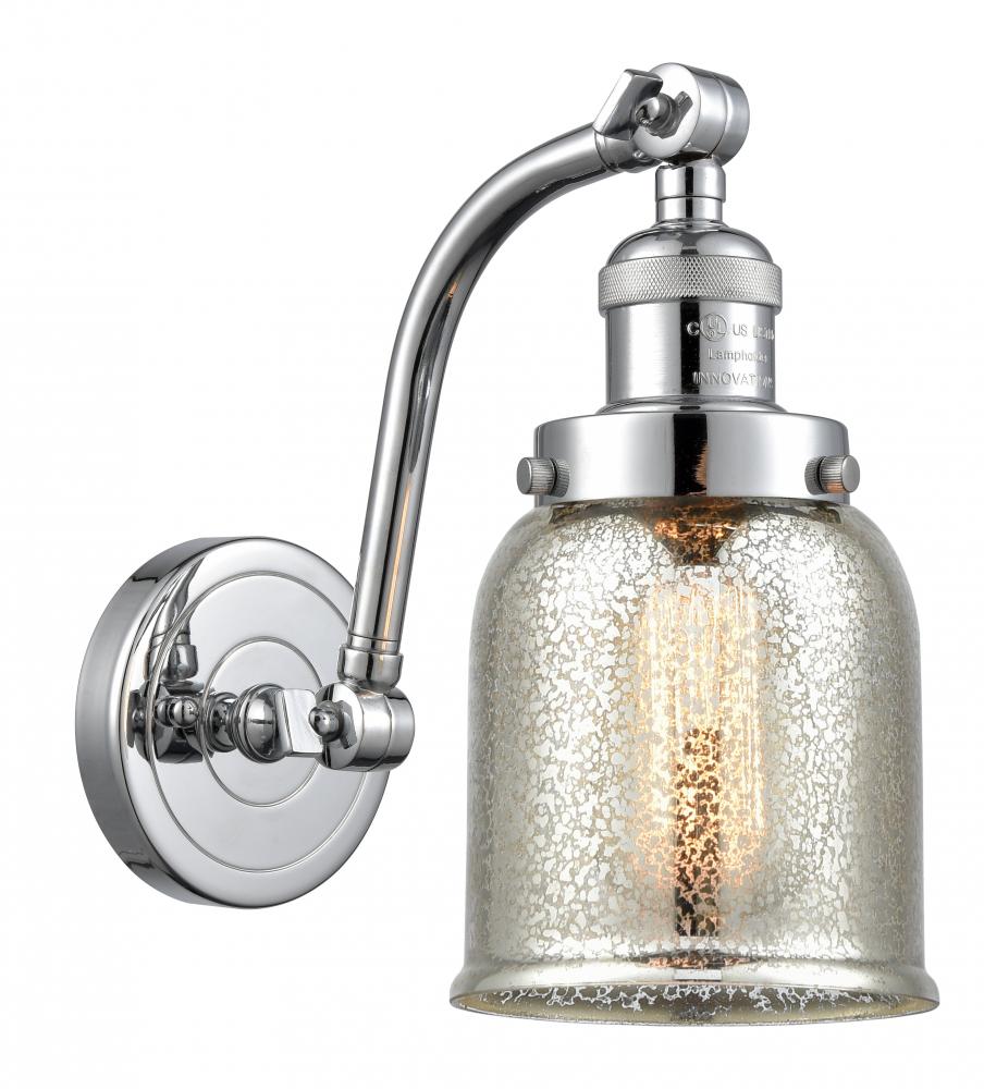 Bell - 1 Light - 5 inch - Polished Chrome - Adjustable Sconce