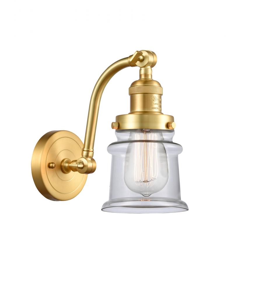 Canton - 1 Light - 7 inch - Satin Gold - Adjustable Sconce
