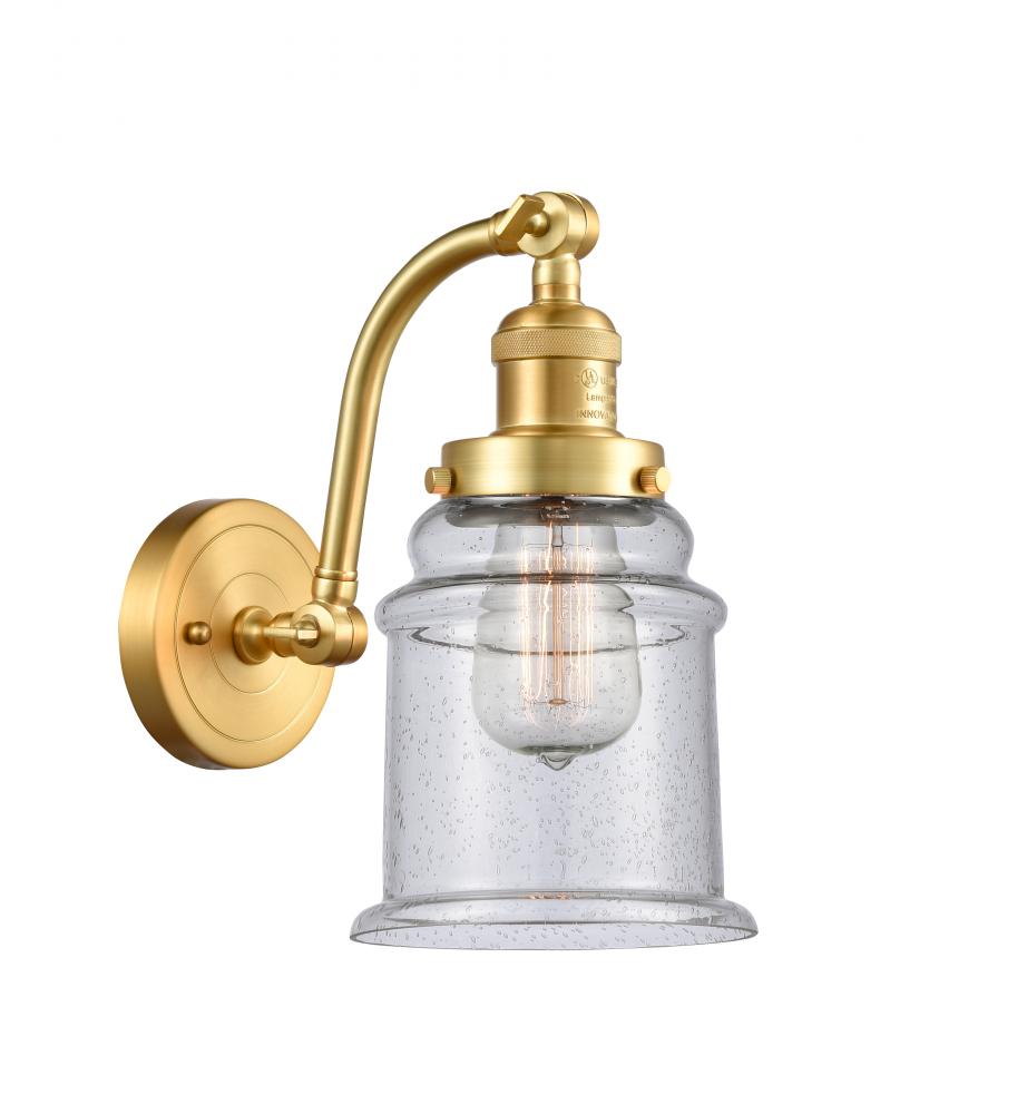 Canton - 1 Light - 6 inch - Satin Gold - Adjustable Sconce