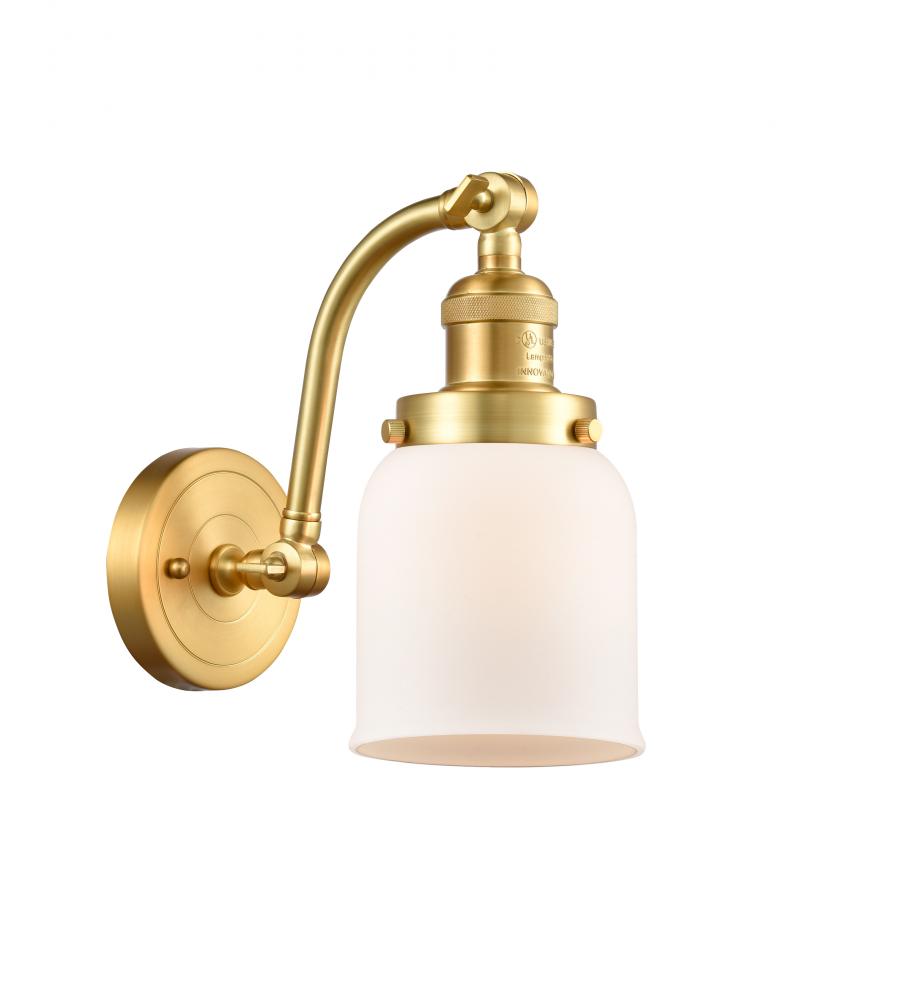 Bell - 1 Light - 5 inch - Satin Gold - Adjustable Sconce
