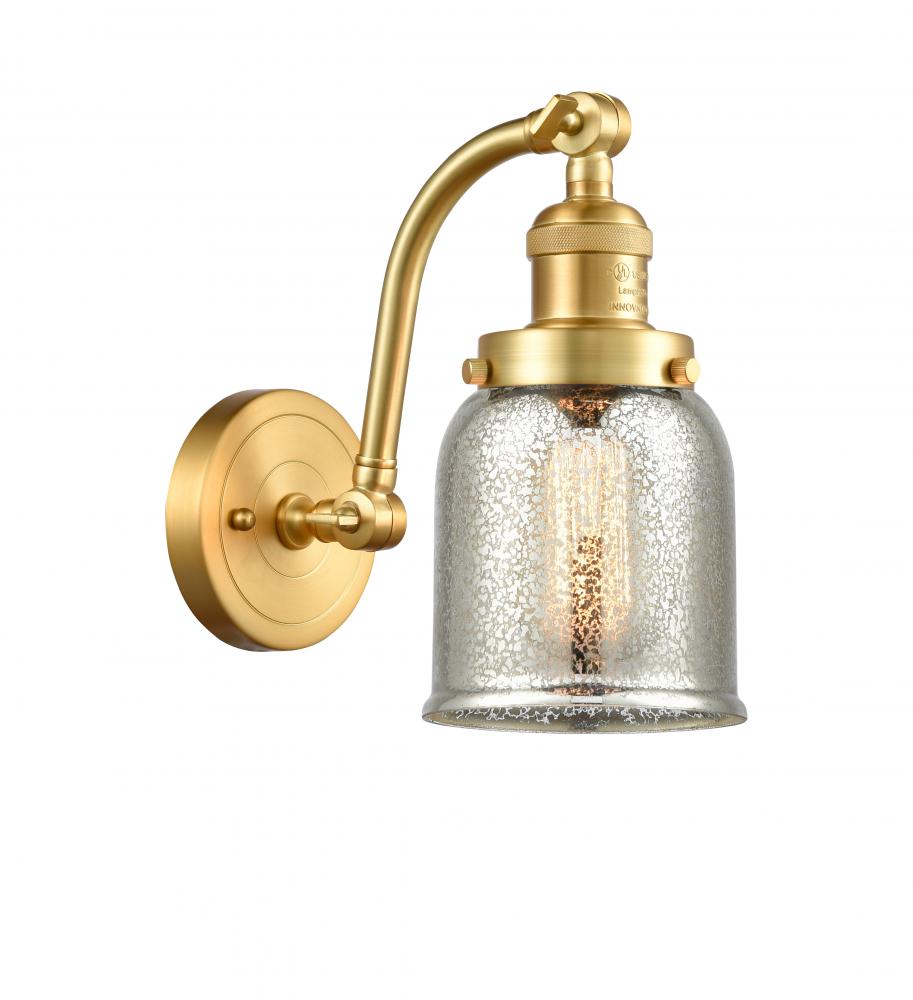 Bell - 1 Light - 5 inch - Satin Gold - Adjustable Sconce