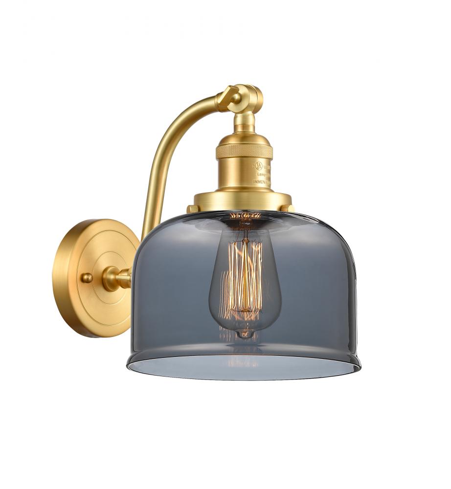 Bell - 1 Light - 8 inch - Satin Gold - Adjustable Sconce