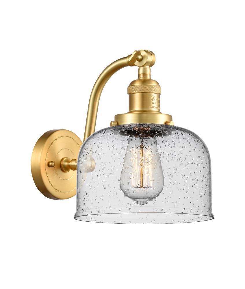Bell - 1 Light - 8 inch - Satin Gold - Adjustable Sconce