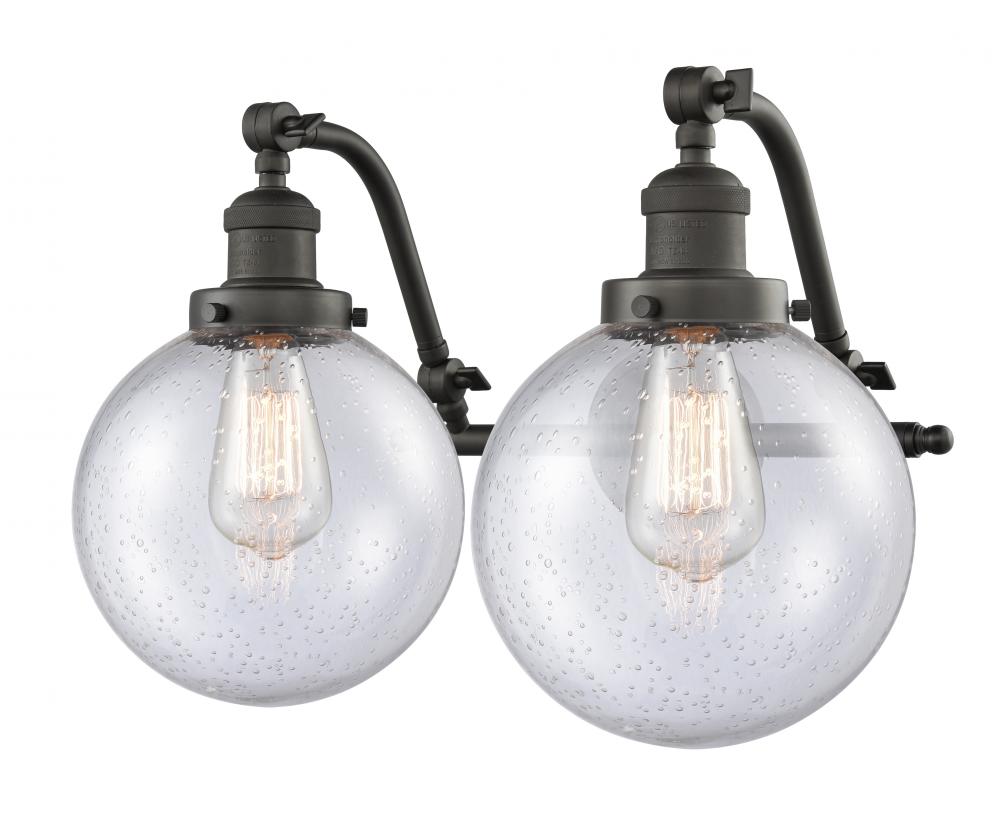 Beacon - 2 Light - 18 inch - Oil Rubbed Bronze - Adjustable Bath Vanity Light