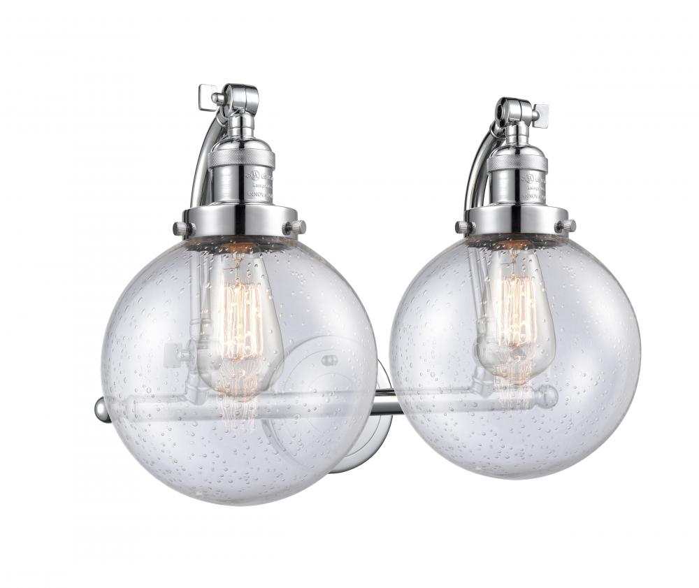 Beacon - 2 Light - 18 inch - Polished Chrome - Adjustable Bath Vanity Light